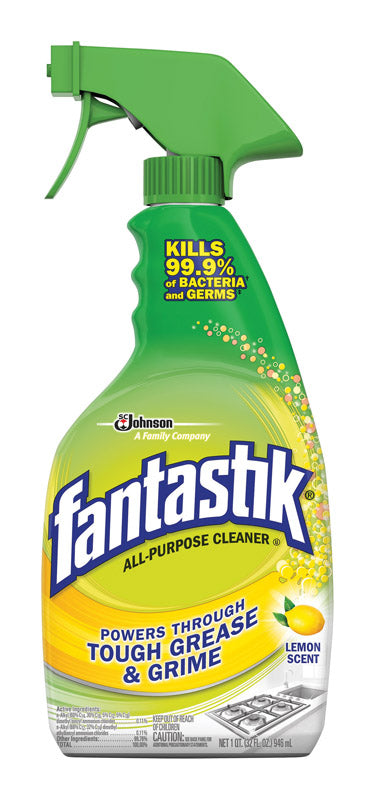 Fantastik Scrubbing Bubbles Lemon Scent All Purpose Cleaner Liquid 32 oz. (Pack of 8)