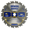 Irwin Marathon 6-1/2 in. D X 5/8 in. Carbide Tipped Circular Saw Blade 20 teeth 1 pc