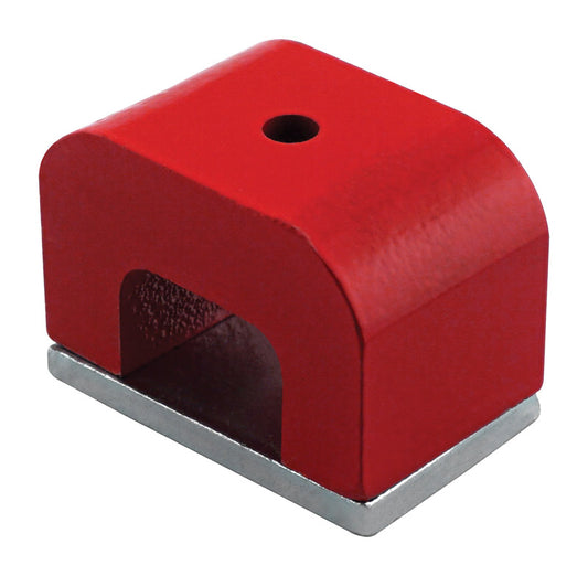 Magnet Source 1.8 in. L X 1.2 in. W Red Horseshoe Magnet 30 lb. pull 1 pc