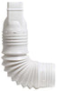 Amerimax Flex-A-Spout 3.75 in. H X 3.75 in. W X 16 in. L White Vinyl Flexible Downspout Extension