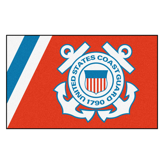 U.S. Coast Guard 4ft. x 6ft. Plush Area Rug