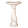 Union Products White Plastic 25 in. Bird Bath