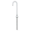 Hampton Small Zinc-Plated Silver Zinc 1 in. L J-Bolt 115 lb. 1 pk (Pack of 10)