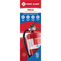 First Alert 10 lb. Fire Extinguisher For Commercial US Coast Guard Agency Approval (Pack of 2)