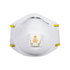 3M Cool Flow N95 Sanding and Fiberglass Cup Disposable Respirator Pro-Series Valved White 1 pk