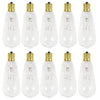 Celebrations Incandescent G40 Globe Clear/Warm White 10 ct Replacement Christmas Light Bulbs