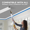 Wagner Smart Polyester 9 in. W X 3/8 in. Paint Roller Cover 1 pk
