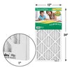 AAF Flanders NaturalAire 12 in. W x 24 in. H x 1 in. D Polyester Synthetic 8 MERV Pleated Air Filter (Pack of 12)