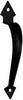National Hardware 8-3/4 in. L Black Steel Ornamental Gate Pull