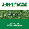 Scotts Turf Builder Tall Fescue Grass Sun or Shade Grass Seed and Fertilizer 12 lb