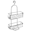 iDesign Bubbli 21.75 in. H X 10.25 in. W X 5.5 in. L Clear/Silver Shower Caddy - Deal of The Week