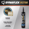 DAP Dynaflex Ultra Black Advanced Latex Waterproof Sealant 10.1 oz. (Pack of 12).