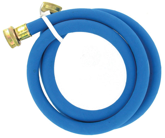 PlumbCraft Burst Free 3/4 in. Female in. X 3/4 in. D Hose 5 ft. Rubber Washing Machine Hose