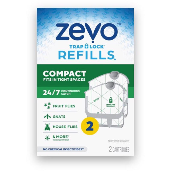 Zevo Compact Spaces Refill Kit Trap Refill 3 pk (Pack of 8)