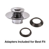 Danco 3 in. Polished Metal Drain Stopper (Pack of 2)