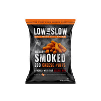Low and Slow Hickory Smoked BBQ Cheese Puffs 6 oz Bagged (Pack of 6)