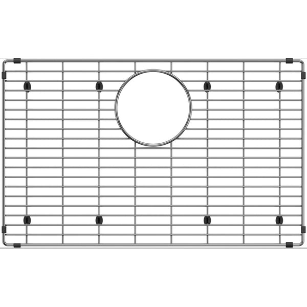 Rejilla de acero inoxidable para fregadero (Ikon de 27" con parte delantera tipo delantal) 