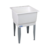Mustee Utilatub 23 in. W X 25 in. D Single Polypropylene Laundry Tub