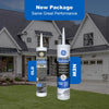 GE Supreme Clear Silicone Window and Door Sealant 10.1 oz (Pack of 12)