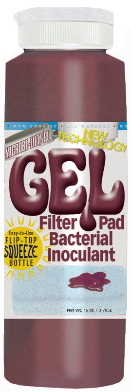 Microbe Lift Gel16 16 Oz Gel Filter Pad Bacterial Inoculant