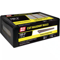 Grip-Rite 10D 3 in. Masonry Cut Steel Nail 1 lb.