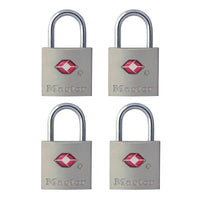 Master Lock 7/8 in. H X 7/16 in. W X 7/8 in. L Steel Key Luggage Lock