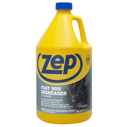 Zep Fast 505 Lemon Scent Cleaner and Degreaser 128 oz. Liquid (Pack of 4)