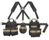 CLC Heavy Duty 20 pocket Polyester Combo Apron Black 1 pk