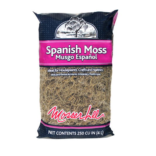 Mosser Lee Organic Spanish Moss 250 cu in (Pack of 8).