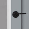 Kwikset Ladera Matte Black Privacy Lever Right or Left Handed