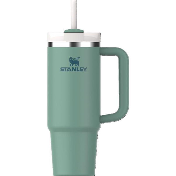 Vaso térmico aislado al vacío de doble pared, sin BPA, Stanley The Quencher H2.0 FlowState, 30 oz, Spring Green