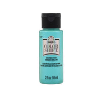 Folkart Color Shift Metallic Aqua Flash Hobby Paint 2 oz. (Pack of 3)