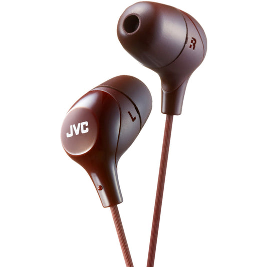 Jvc Hafx38t Chocolate Marshmallow Inner-Ear Headphones