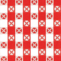 Con-Tact 15 yd L X 54 in. W Red/White Plaid Non-Adhesive Flannel Back Vinyl Tablecloth (Pack of 15)