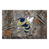 Georgia Tech Buzz Camo Camo Rubber Scraper Door Mat