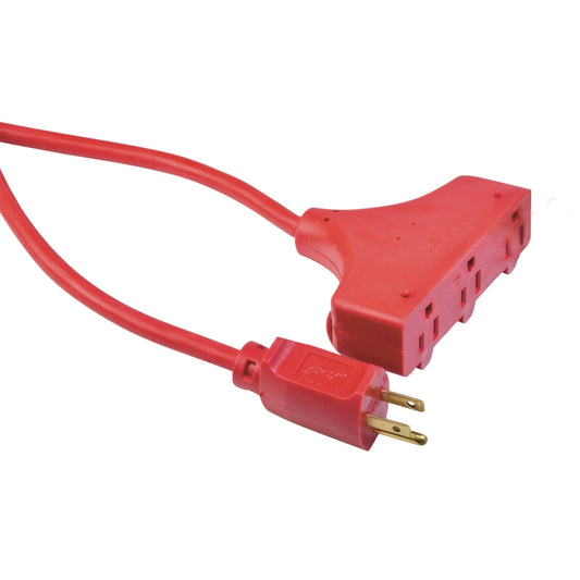 Southwire Outdoor 25 ft. L Red Extension Cord 14/3 SJTW