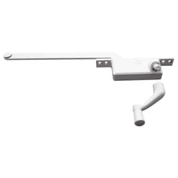 Prime-Line White Steel Right Single-Arm Casement Window Operator For Steel Framed Windows - Open Box
