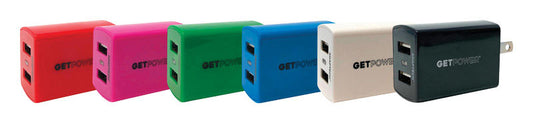 GetPower USB to AC Home Adapter (Pack of 30)