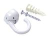 Hangman White Metal Double Headed Hanger 100 Lb. 1 Pk - Deal of The Week