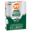 OFF Deep Woods Insect Repellent Towelettes For Mosquitoes 12 pk (Pack of 12)