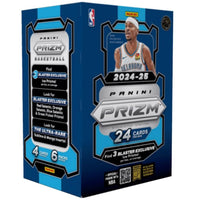 Panini Prizm 2024-25 NBA Blaster Box Trading Cards Blue 24 pc