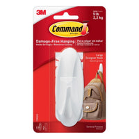 3M Command Large Plastic Hook 4-1/8 in. L 1 pk (Pack of 4)