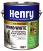 Henry Smooth White Water Based Roof Coating 1 gal. (Pack of 4)