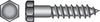HILLMAN 1/2 in. X 5-1/2 in. L Hex Hot Dipped Galvanized Steel Lag Screw 25 pk - Open Box