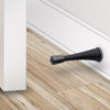 National Hardware 3.12 in. L Steel Matte Black Spring Door Stop Mounts to wall 0.87 in.