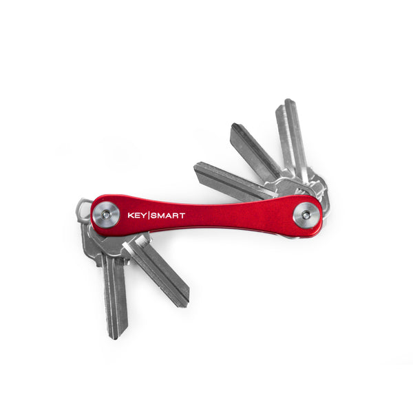 Llavero rojo de aluminio KeySmart (paquete de 12)