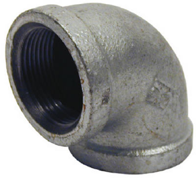 B & K Products Galvanized Malleable Iron 90 Deg. Equal Elbow 1/2 x 1/2 FPT Dia. in. (Pack of 5)