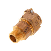 Legend 1 in. MPT Pattern X 3/4 in. D MNPT Bronze Reducing Coupling