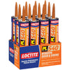 Loctite Polyurethane PL S40 Redwood Oil-Based Window Door & Siding Sealant 10 oz. for Indoor/Outdoor (Pack of 12)