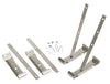 Amerimax 2 in. H X 3.5 in. W X 9.5 in. L Metallic Aluminum K Gutter Hanger and Strap - Deal of The Week